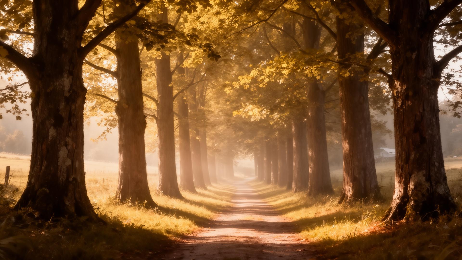 Peaceful Lancaster County countryside at golden hour